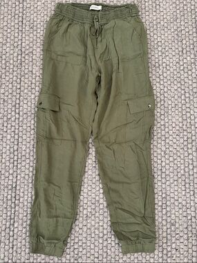abercrombie kids Olive Green Cargo Jogger Cargo Pants